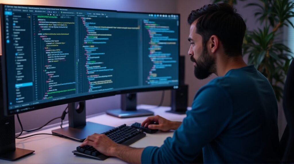 Développeur WordPress en action