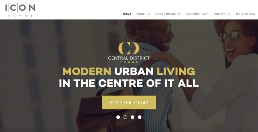 Screen-Shot of icon website