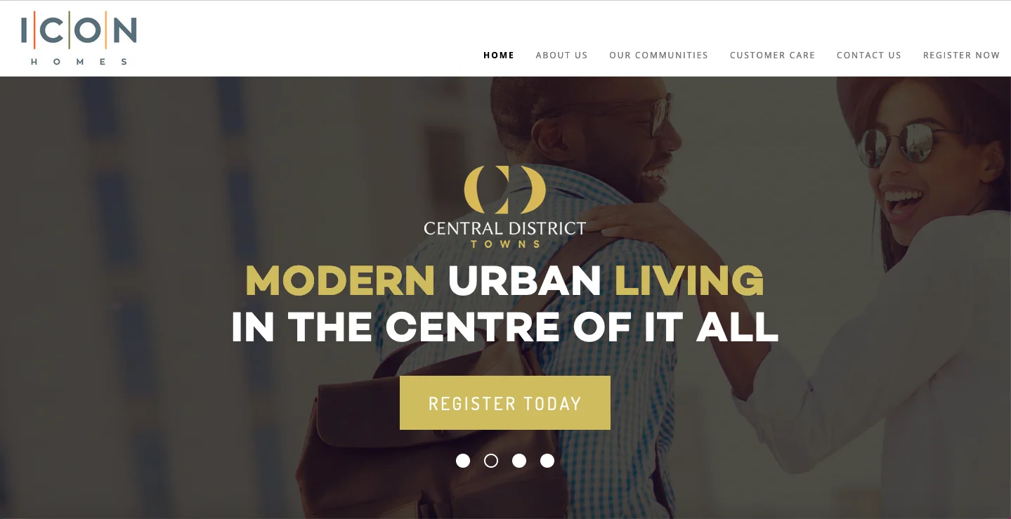 Screen-Shot of icon website