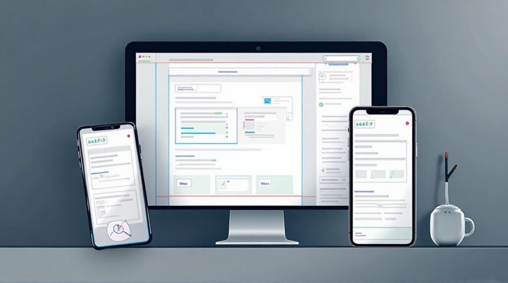 Démonstration d’une grille flexible pour sites web responsives